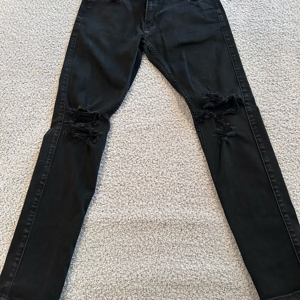 Abercrombie & Fitch Men's Black Skinny Jeans
